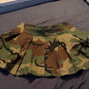 SHEIN Camouflage Skater Skirt